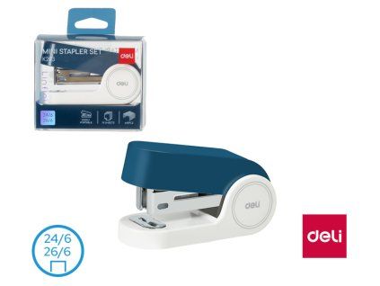 SEŠÍVAČKA MINI DELI MODRÁ + DRÁTKY EK203 C220043