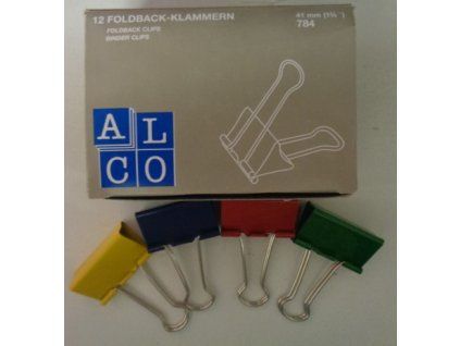 BINDER KLIP BAREVNÝ 421/41 12KS