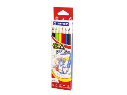 PASTELKY TROJHRANNÉ JUMBO ERGO 6KS 9522
