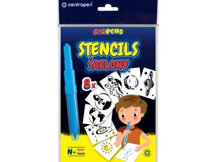 9996 ŠABLONY K FF AIR PENS N+ VESMÍR