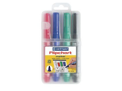 ZNAČKOVAČ 8550/4 V ETUI NA FLIPCHART 2,5MM