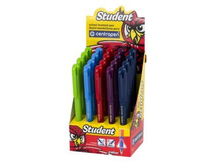PLNICÍ BOMBIČKOVÉ PERO STUDENT 2156 MIX BAREV NA BL