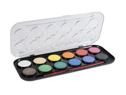 VODOVÉ BARVY CONCORDE 12KS PRŮMĚR 30MM A9300070