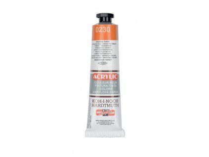 AKRYLOVÁ BARVA 40ML ORANŽOVÁ TMAVÁ 162728 0230