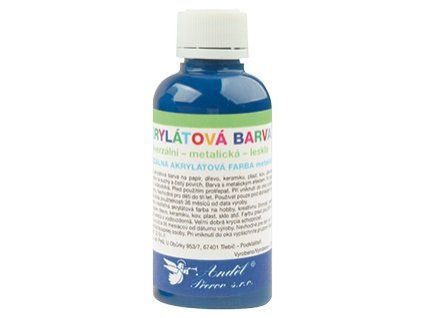AKRYLOVÁ BARVA 50G 6111-7 TM.MODRÁ X