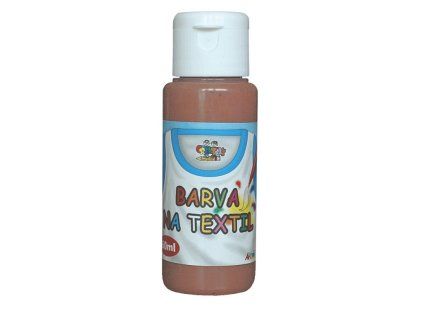 BARVA NA TEXTIL 60ML HNĚDÁ FT1108