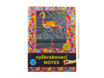 VYŠKRABOVACÍ NOTES 10X14CM W011369