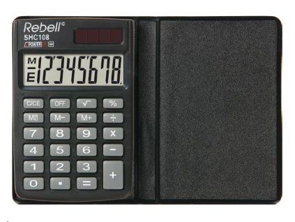 KALKULAČKA KAPESNÍ REBELL SHC 108