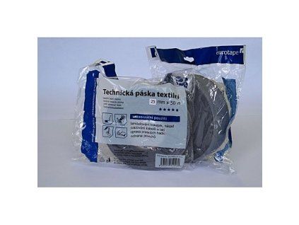 LEPICÍ PÁSKA OBOUSTRANNÁ KOBERCOVÁ 50/25M TEXTIL