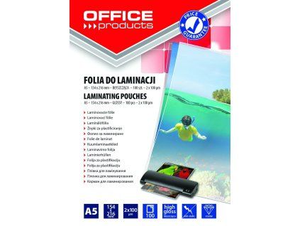 LAMINOVACÍ KAPSA A5 100MIK 100KS LESKLÉ X