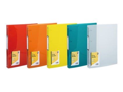 POŘADAČ 4-KROUŽKOVÝ 0,7MM ŽLUTÝ 140455