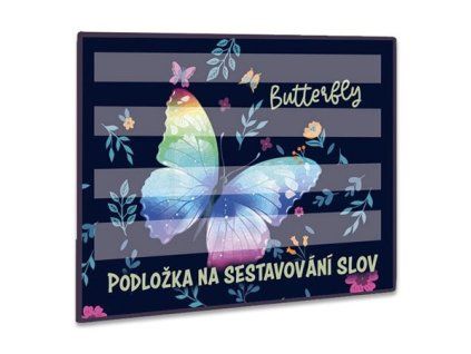 PODLOŽKA NA SESTAVOVÁNÍ SLOV MOTÝL 3-92523 X