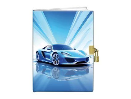 Památník 13x18cm se zámkem - Blue Car CMZ0592