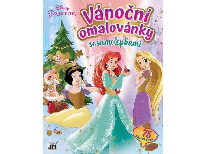 3376-7 Vánoční omalovánky se sam. Disney Princezny