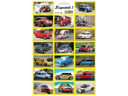 1106  SAMOLEPKY AUTA LEGENDS 1