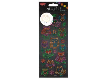 AB052 SAMOLEPKY SOVY NEON