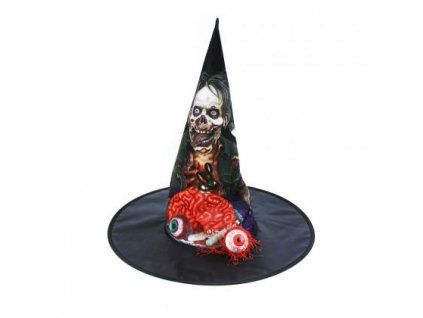 180079 KLOBOUK HALLOWEEN MOZEK S OKEM