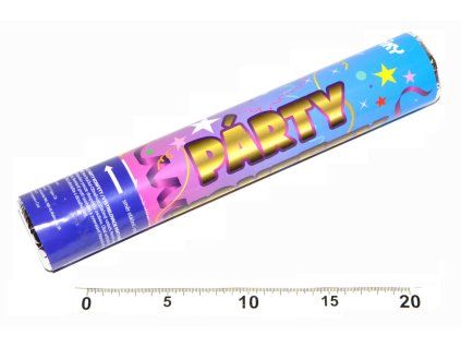W888362 KONFETY PÁRTY VYSTŘELOVACÍ 30CM