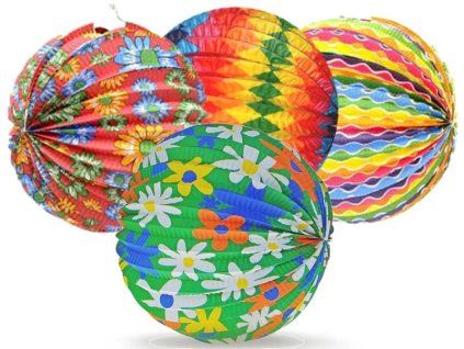 F1-32 LAMPION KOULE MOTIV   32CM     IM#