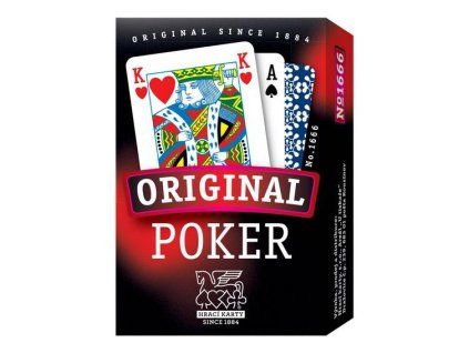1666 KARTY POKER PAPÍROVÁ KRABIČKA