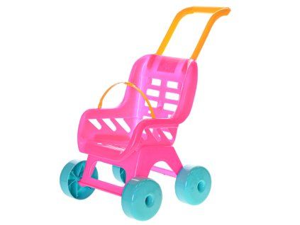 KOČÁREK BUGGY RŮŽOVÝ PLAST    33955