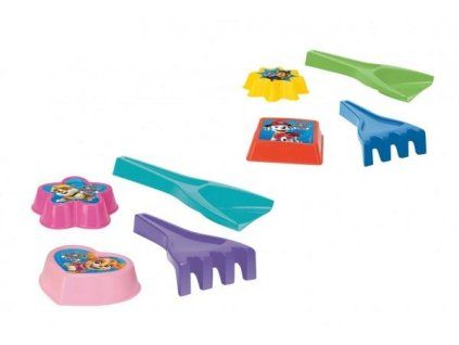 SADA NA PÍSEK - LOPATKA, HRÁBĚ, 2 FORMIČKY PAW PATROL   89081010