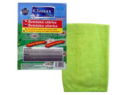 0220144 UTĚRKA ŠVÉDSKÁ 40X35CM 310G CLANAX ZELENÁ
