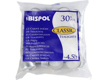 p15-30 SVÍČKY ČAJOVÉ  30KS SÁČEK