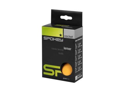 SPOKEY PINGPONGOVÉ MÍČKY LERNER   1*  6KS ORANŽOVÉ    81873