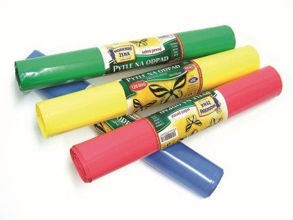 PYTEL LD-PE 120L ČERVENÝ 10KS 70X110 40511B