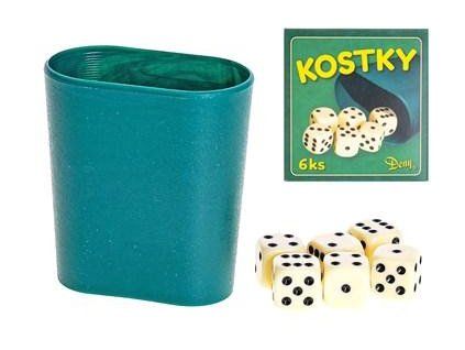 KOSTKY HRACÍ 16MM 6KS S KELÍMKEM   34852