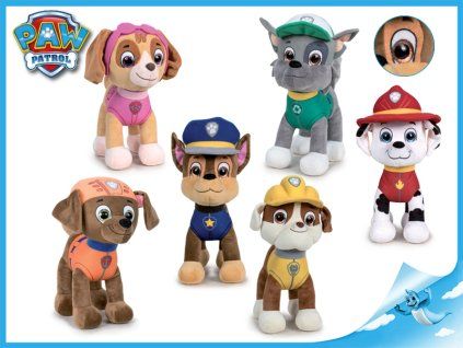 PLYŠ 27CM PAW PATROL 6 DRUHŮ  33733/ 33636/590038