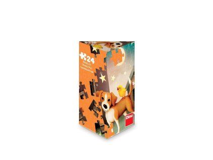 DINO PUZZLE 24D TRIANGL S POHÁDKOU ZTRACENÉ KUŘÁTKO   351752