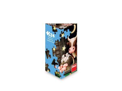 DINO PUZZLE 24D TRIANGL S POHÁDKOU ZVÍŘÁTKA NA FARMĚ   351776