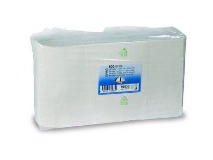 Ubrousky Gastro 33x33cm 500ks 1vrstvé bílé 19.70533
