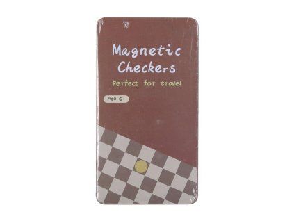 HRA DÁMA MAGNETICKÁ CESTOVNÍ PLECHOVÁ KR.   W037526