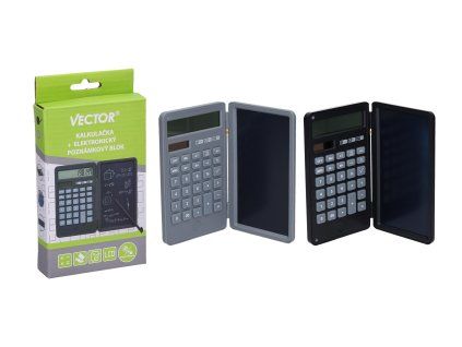 KALKULAČKA + ELEKTR. POZNÁMKOVÝ BLOK W046927 X