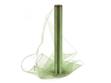 242084 ORGANZA 40CM/10Y ZELENA TMAVA