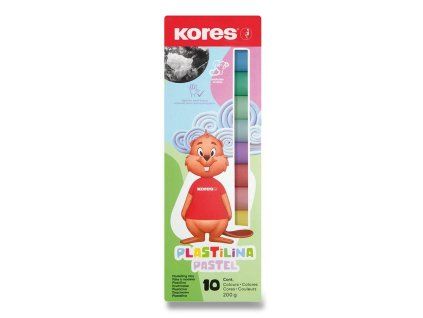 PLASTELÍNA KORES 10KS PASTEL 0088/3401600