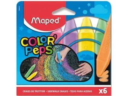 KŘÍDY COLOR PEPS 6KS BAREVNÉ 0087/9936010