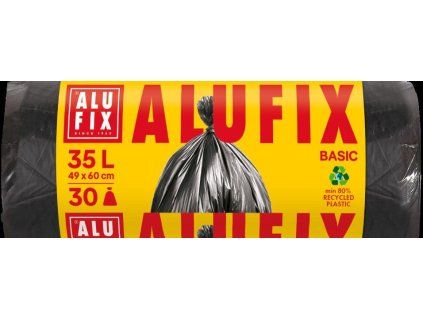PYTLE NA ODPAD 35L 49X60 30KS HDPE ČERNÉ 8MIK XMS3530ECON