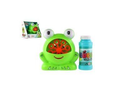 BUBLIFUK STROJ ŽÁBA PLAST 13X11CM NA BATERIE + NÁPLŇ 861654 /850831/