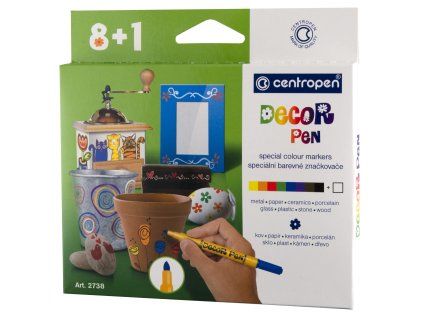 ZNAČKOVAČ 2738/8+1 DECOR PEN V KRABIČCE 1,5MM