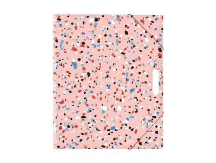 Složka na výkresy A4 Terrazzo růžová  5371058