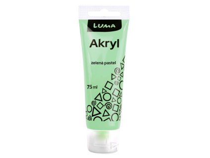 AKRYLOVÁ BARVA 75ML PASTEL ZELENÁ E330425