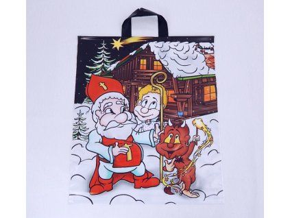 TAŠKA VÁNOČNÍ MIKULÁŠ 41x46 28MV
