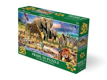 PUZZLE 3D AFRICKÁ ZVÍŘATA   206796