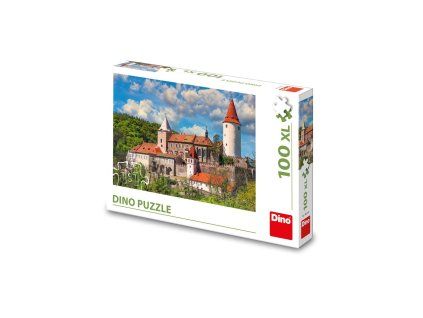 DINO PUZZLE 100DÍLŮ XXL HRAD KŘIVOKLÁT   343597