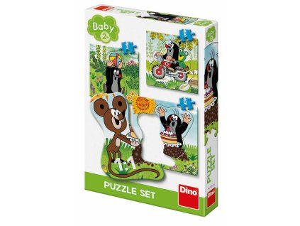 DINO BABY PUZZLE KRTEK NA LOUCE  325104