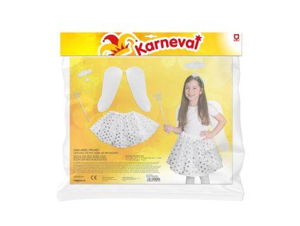 SUKNĚ TUTU ANDĚL S KŘÍDLY + PŘÍSLUŠENSTVÍ   250192